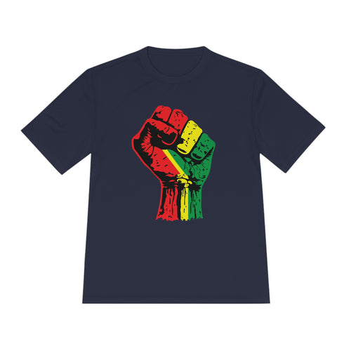 Black Power Fist Unisex Moisture Wicking Tee