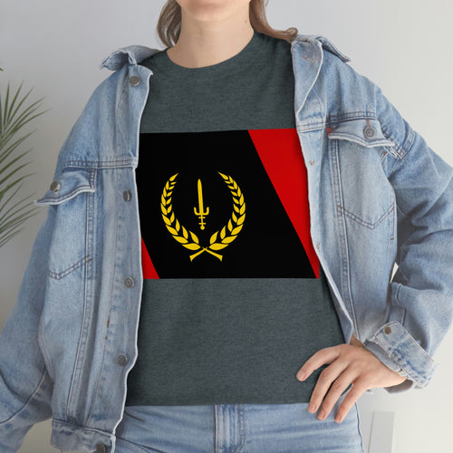 Black Heritage Flag Unisex Heavy Cotton Tee