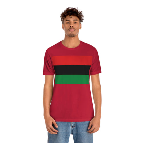 Pan African Flag Unisex Jersey Short Sleeve Tee