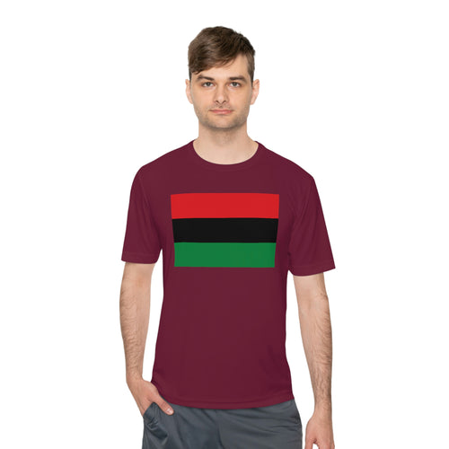 Pan African Flag Unisex Moisture Wicking Tee