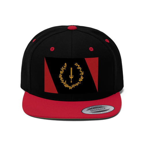 Black Heritage Flag Unisex Flat Bill Hat