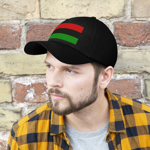 Pan African Flag Unisex Twill Hat