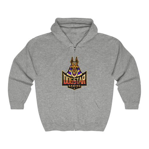 DogStar Gaming Brown Anubis Unisex Heavy Blend™ Full Zip Hooded Sweatshirt