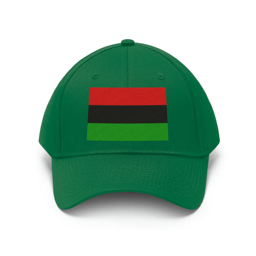 Pan African Flag Unisex Twill Hat