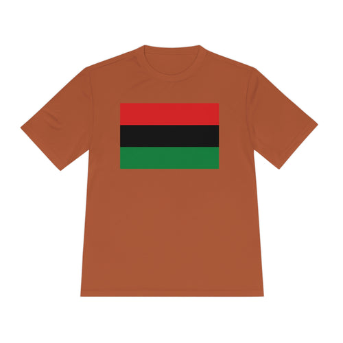 Pan African Flag Unisex Moisture Wicking Tee