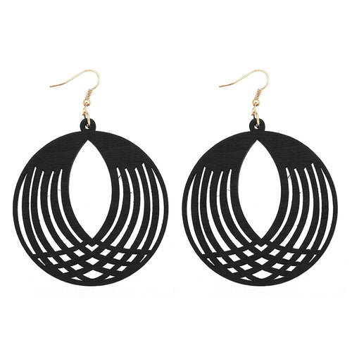 Graphic Open Eye Earrings