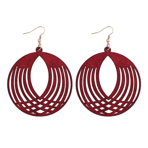 Graphic Open Eye Earrings