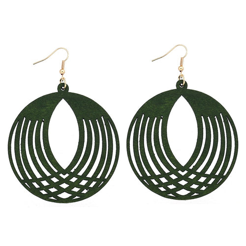 Graphic Open Eye Earrings