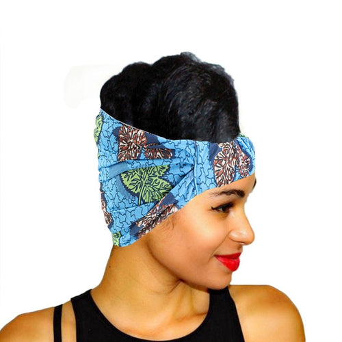 African Pattern Flower Turban