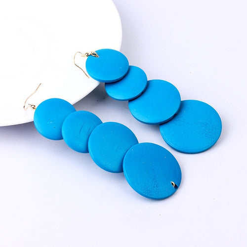 Colorful Wooden Earrings