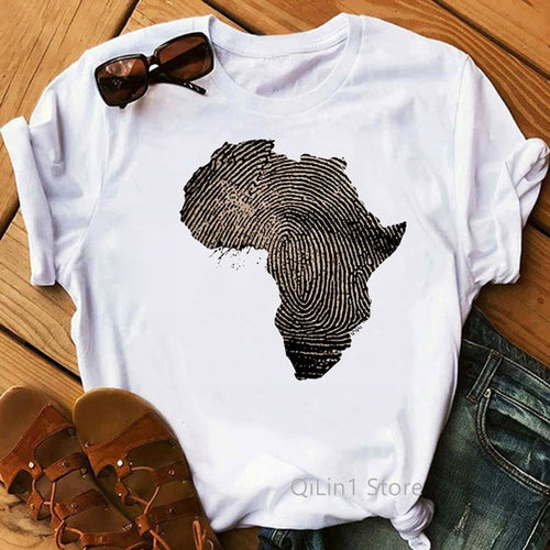 It Is In My DNA Black African Print T-Shirt