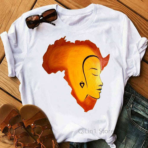 It Is In My DNA Black African Print T-Shirt