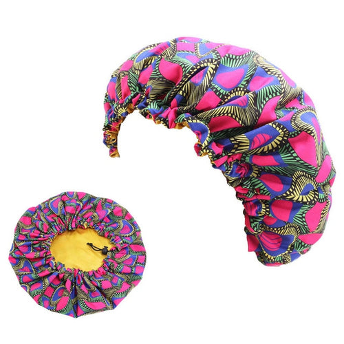 Ankara Bonnet Stain Silky Big Bonnet