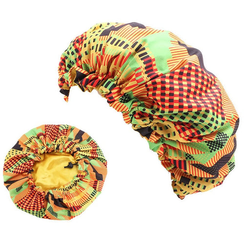 Ankara Bonnet Stain Silky Big Bonnet