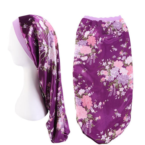 Elastic Printed Hair Band Bonnet