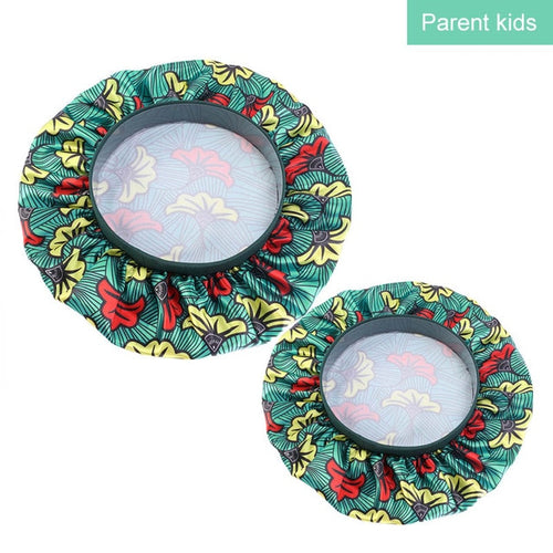 Mommy and Me Satin Bonnet African Patterns