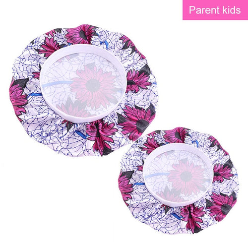 Mommy and Me Satin Bonnet African Patterns