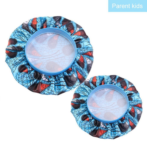 Mommy and Me Satin Bonnet African Patterns