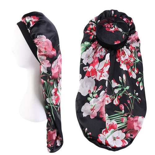 Elastic Printed Hair Band Bonnet