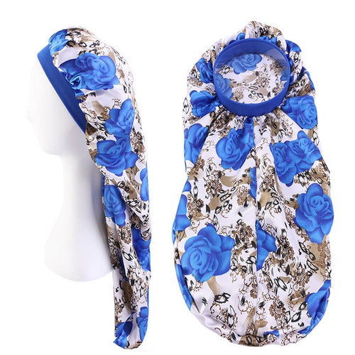 Elastic Printed Hair Band Bonnet