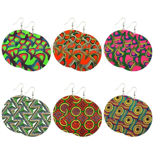 Fabrics Pattern Printing  Earrings