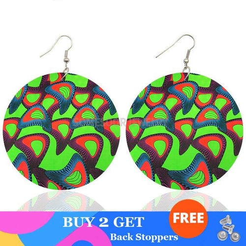 Fabrics Pattern Printing  Earrings