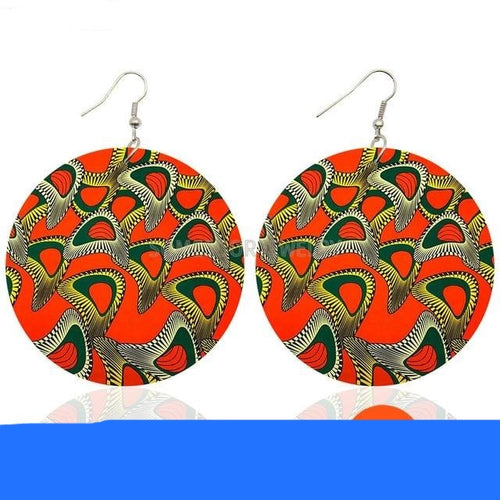 Fabrics Pattern Printing  Earrings