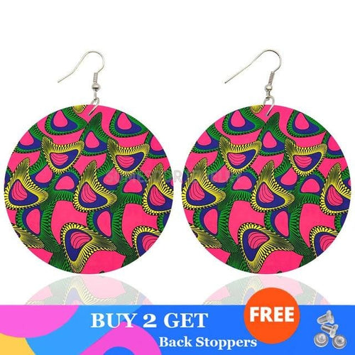 Fabrics Pattern Printing  Earrings