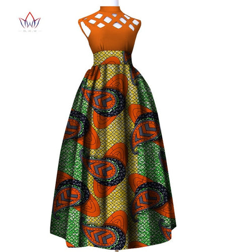 Dashiki Long Skirt