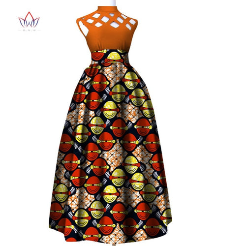 Dashiki Long Skirt