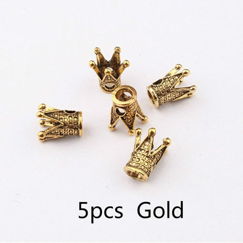 5/10pcs  Large Crown Gold and Silver