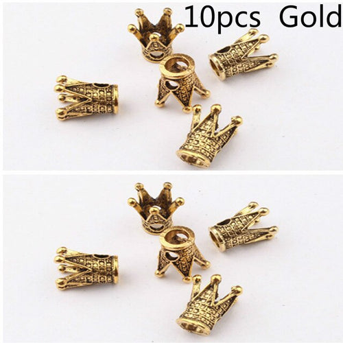 5/10pcs  Large Crown Gold and Silver