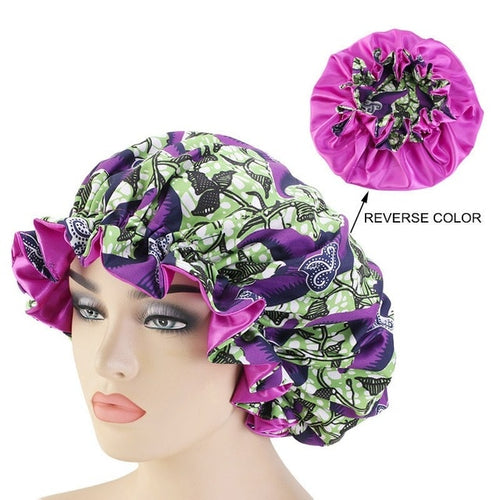 African Pattern Printed Fabric Bonnet