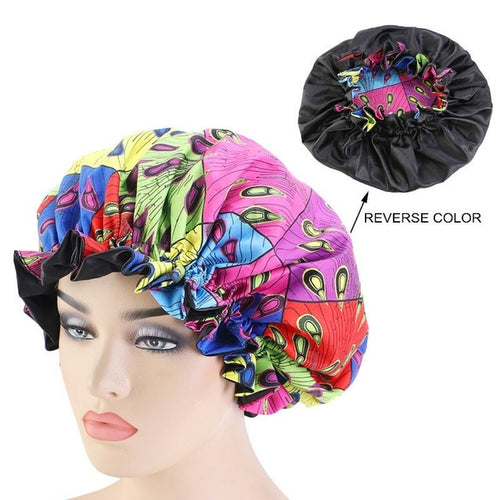 African Pattern Printed Fabric Bonnet