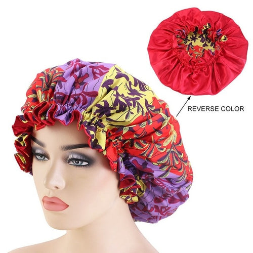 African Pattern Printed Fabric Bonnet