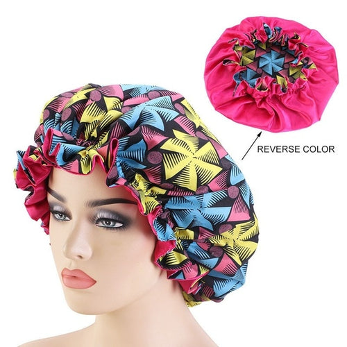 African Pattern Printed Fabric Bonnet