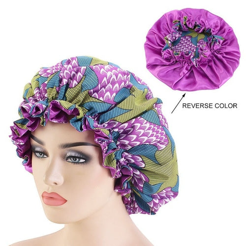 African Pattern Printed Fabric Bonnet