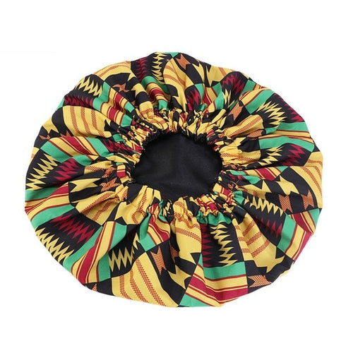 African Pattern Printed Fabric Bonnet