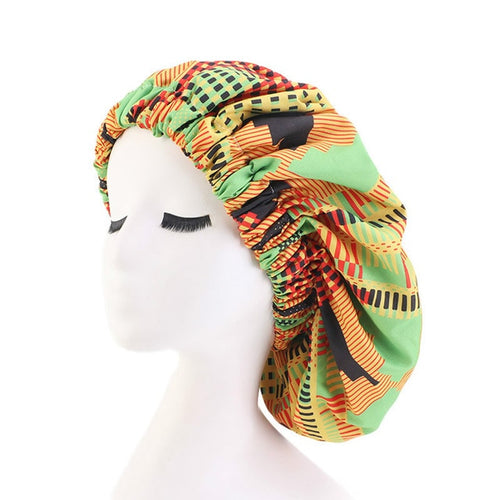 African Pattern Printed Fabric Bonnet