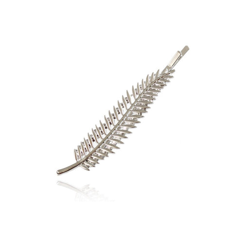 Alloy Leaf Hair Metal Clip