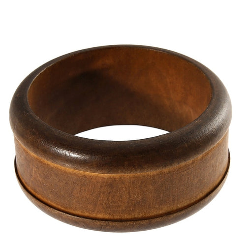 Vintage Round Natural Wood Bracelets