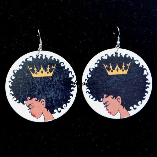 Afro Queen Earrings