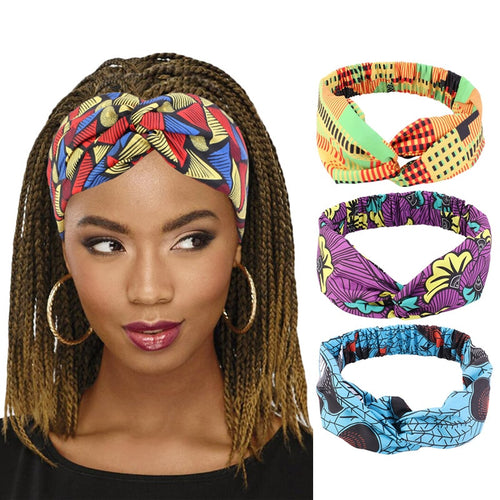 Pattern Print Headband Twist Style Hair Band