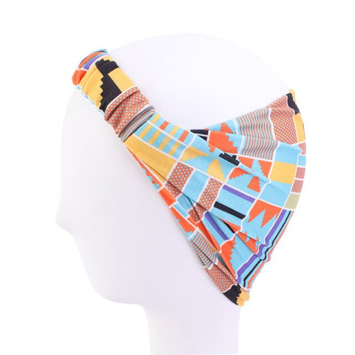 Pattern Print Headband Twist Style Hair Band