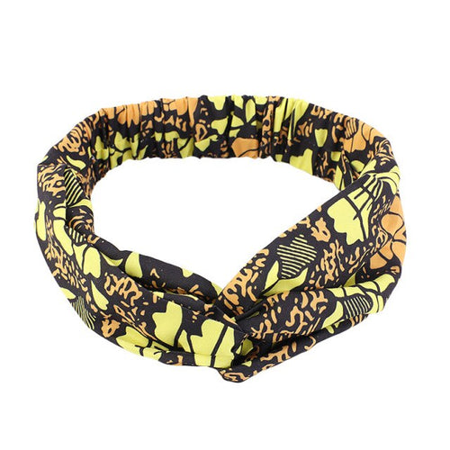 Pattern Print Headband Twist Style Hair Band