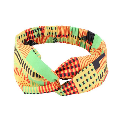 Pattern Print Headband Twist Style Hair Band