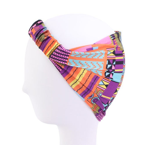 Pattern Print Headband Twist Style Hair Band