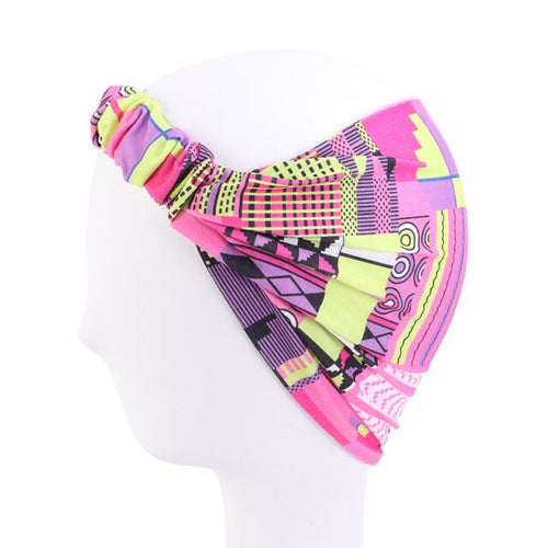 Pattern Print Headband Twist Style Hair Band