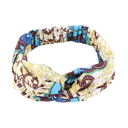 Pattern Print Headband Twist Style Hair Band