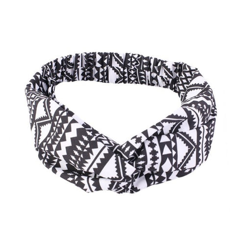 Pattern Print Headband Twist Style Hair Band